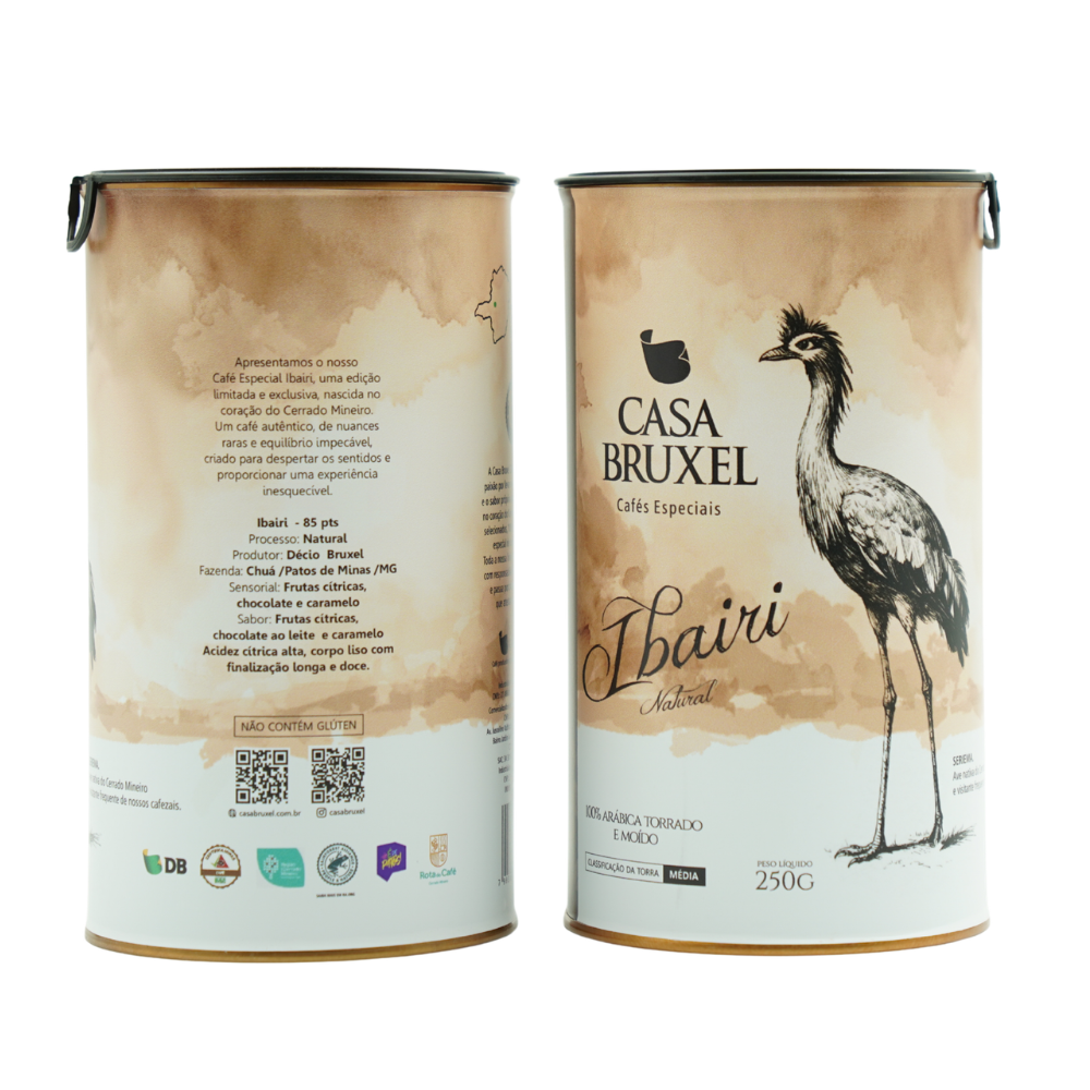 Café Exótico Ibairi | Microlote Especial Cerrado Mineiro | Casa Bruxel